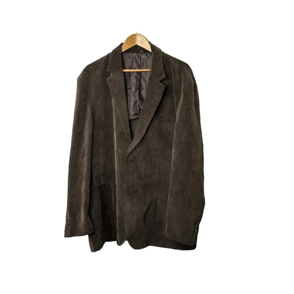 Bruno Men's Brown Corduroy Sports Coat Size XL New